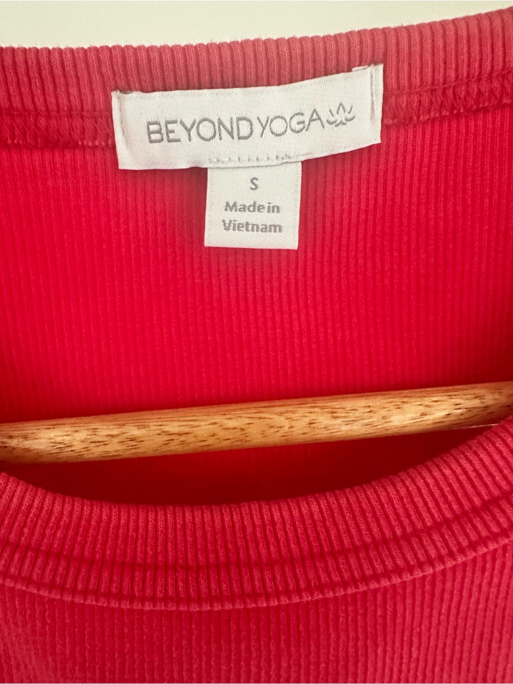 Beyond Yoga Women's Cropped Ribbed Tank Top - *Pink - Picture 2 of 3